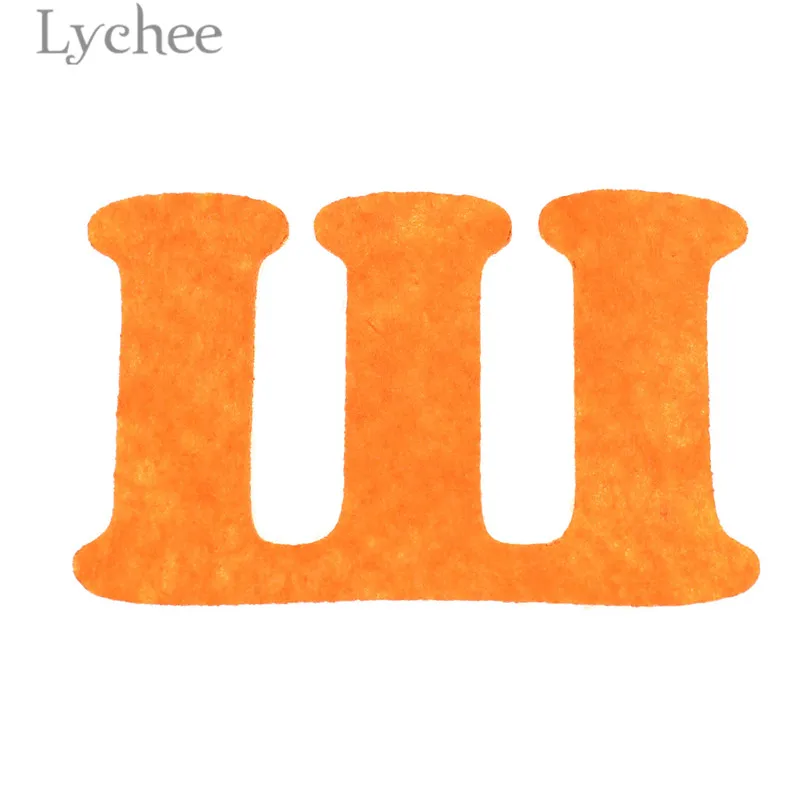 Lychee Life 33 шт. цветной войлочный Алфавит ручной работы с буквенным рисунком