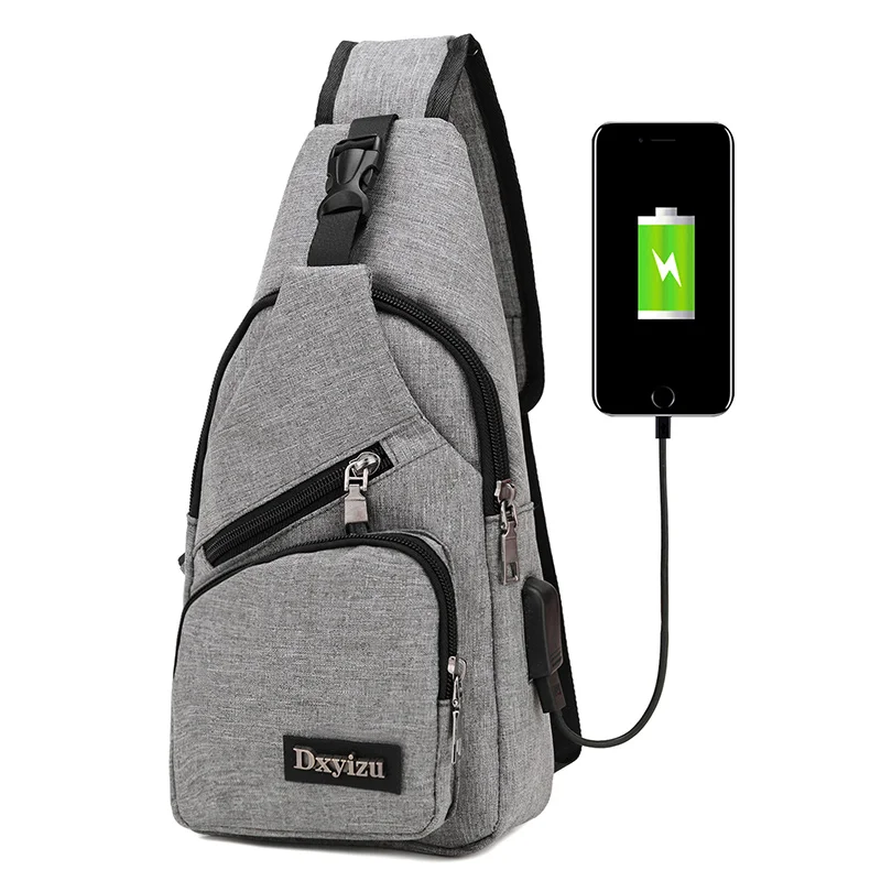 

Men Chest Backpack Sling Shoulder Strap Pack Travel Backpacks Bag Women Rucksack Single Bagpack Crossbody Bolsas Black Plecak
