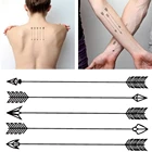 Водостойкие временные тату-наклейки, татуировка со стрелками, наклейки, флэш-тату, искусственная татуировка, 10*6 см