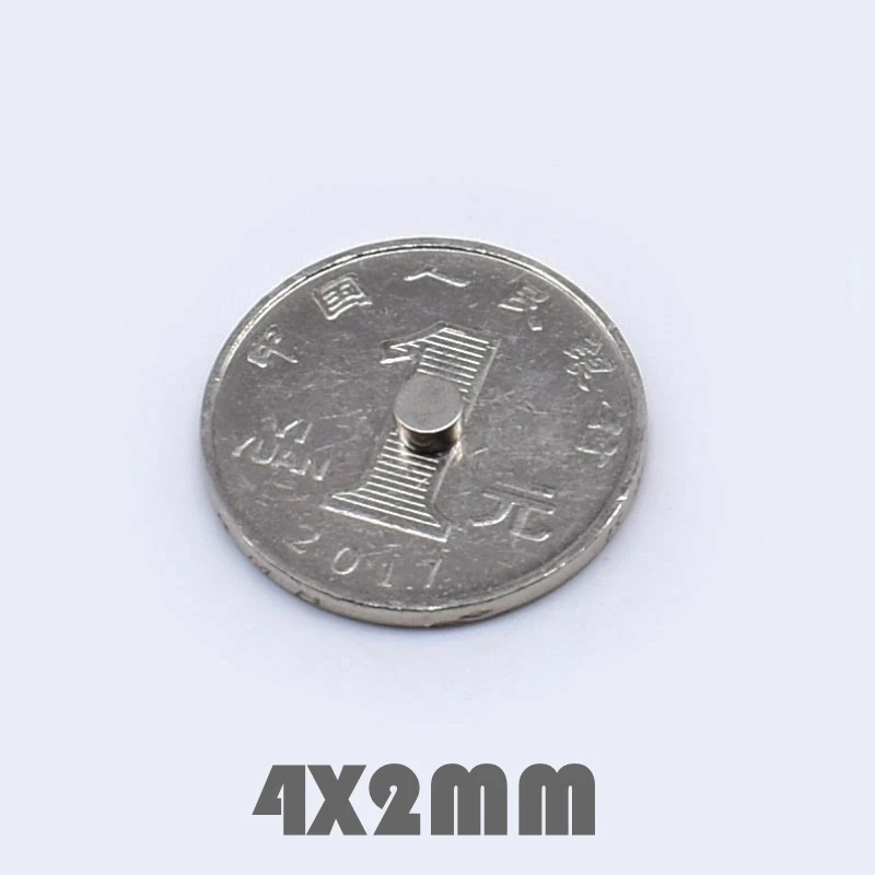 100/300/500 шт 4*2 мм супер мощный профессиональный Неодимовый Бесплатная доставка