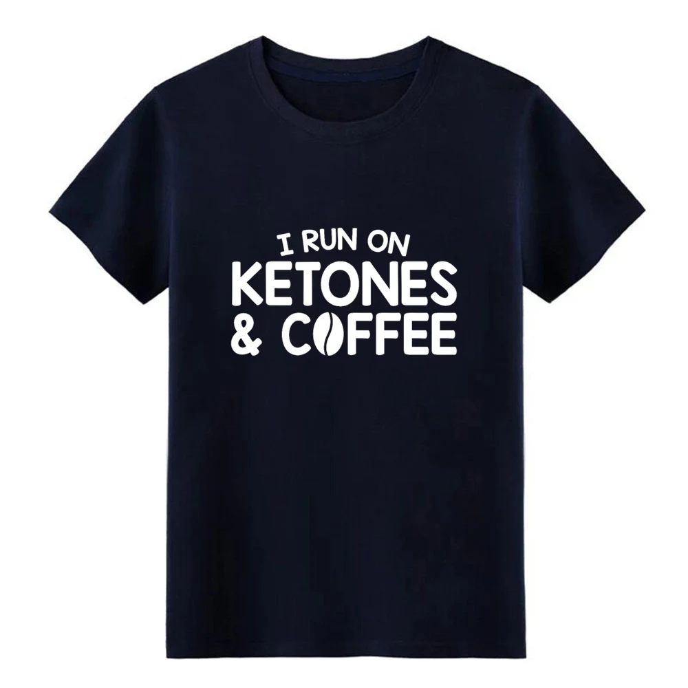 Run On Ketones кофе Кето диета футболка вязаный короткий рукав S xxxl оригинальный
