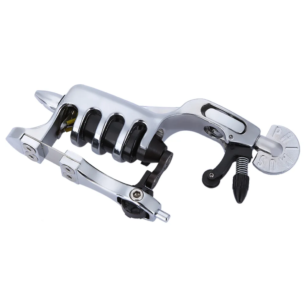 Professional Titanium frame Rotary Motor Tattoo Machine Silver Liner &amp Shader Supply | Красота и здоровье
