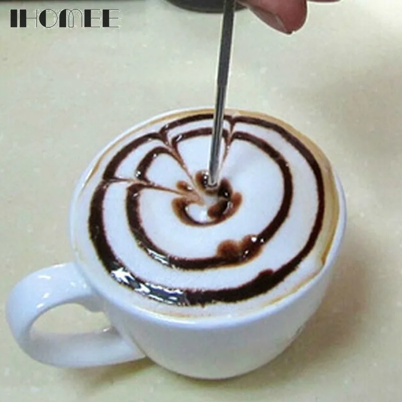 DIY художественные иголки для кофе креативная нержавеющая сталь кофейного