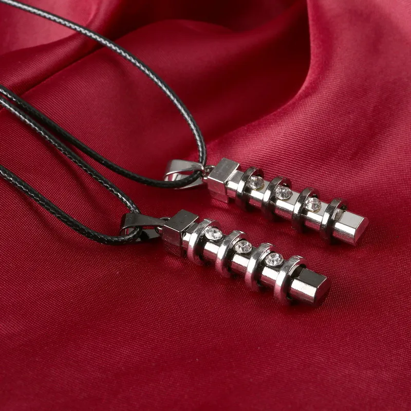 Модные смелые мужские ожерелья из нержавеющей стали свисток ожерелье пара