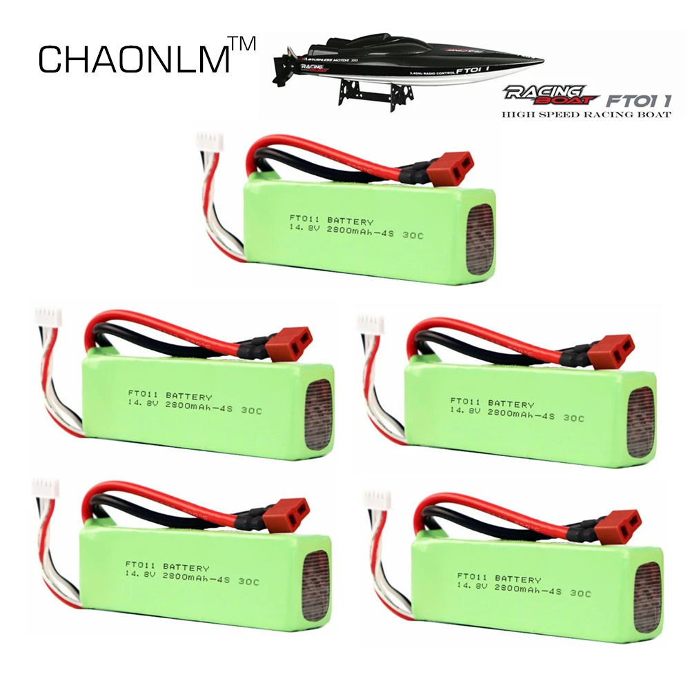 Lipo аккумулятор для FT010 FT011, 2800 мА/ч, батарея 14,8 в, RC, 14,8 в, 30C, 803496, RC, лодка, вертолет, самолет, автомобиль, Квадрокоптер, 14,8 в