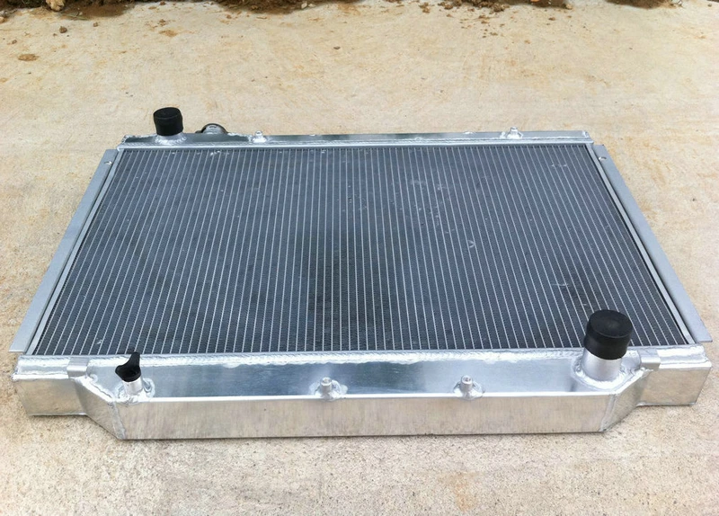 Новый алюминиевый радиатор + 2 вентилятора для TOYOTA Landcruiser HDJ80 HZJ80 Land cruiser 80 Series 1 HZ/1HD