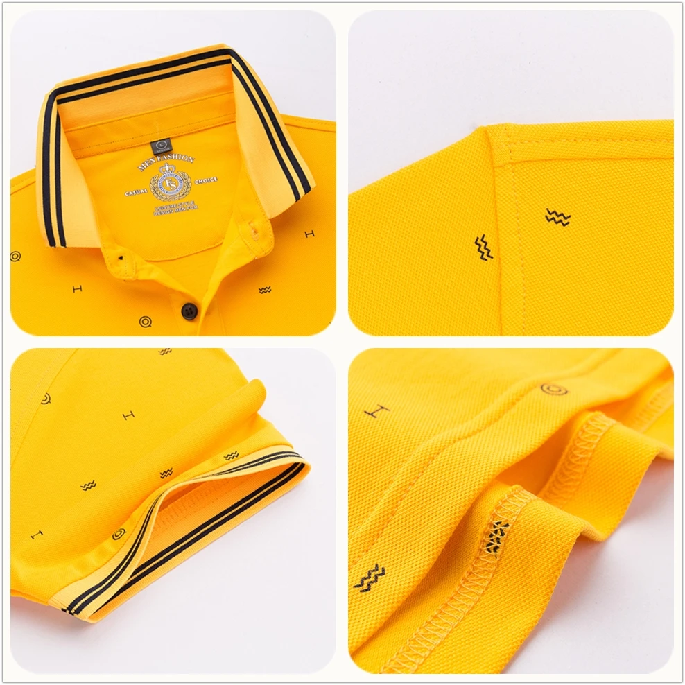 Hollitiger печатные camisa polo masculina Забавный символ хлопок короткий рукав Camisas поло