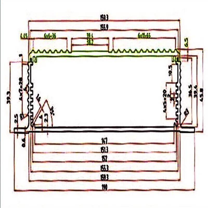 Новый поставщик (10 шт.) алюминиевый корпус для электронных приборов печатных плат