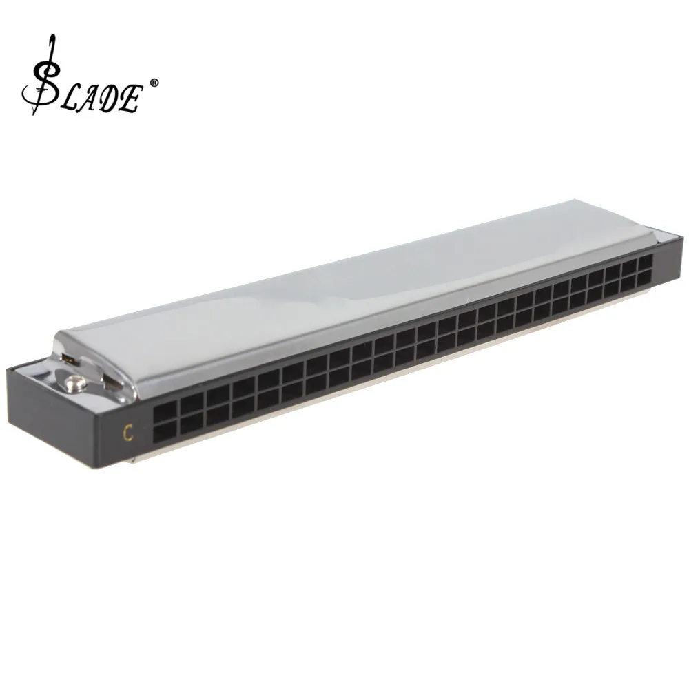 Swan 24 Holes 48 Tones G/CKey Metal Professional Harmonica