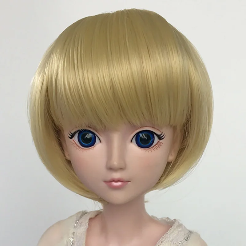 Cataleya унисекс bjd парик для 1/3 1/4 1/6 1/8 куклы волосы могут быть настроены в разные цвета короткие прямые волосы
