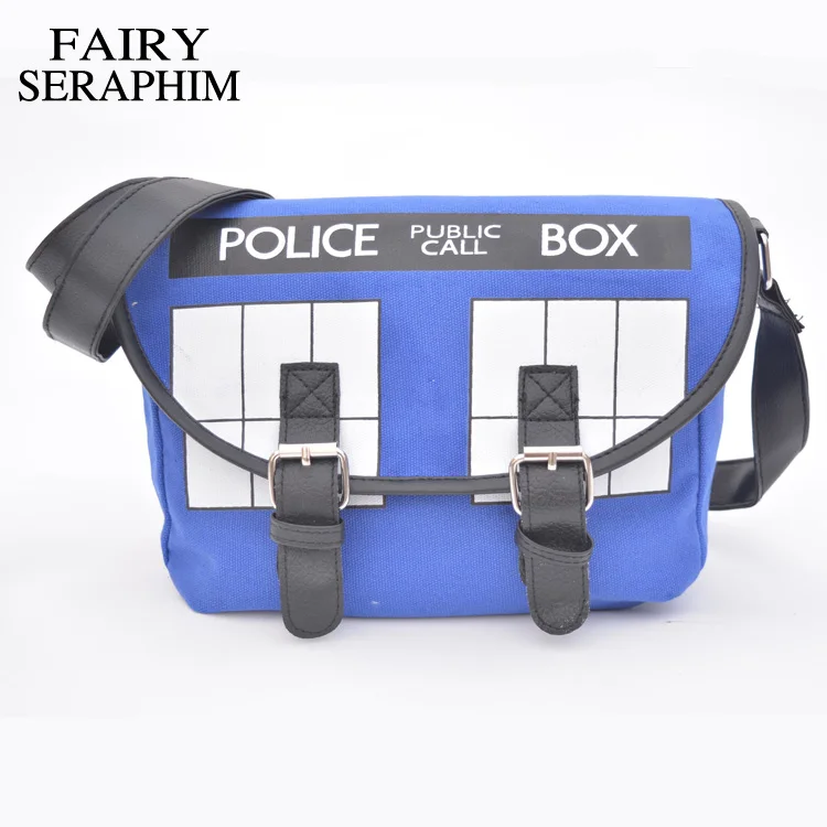 Женская холщовая сумка мессенджер Dr Who Tardis через плечо для женщин|handbag canvas|ladies
