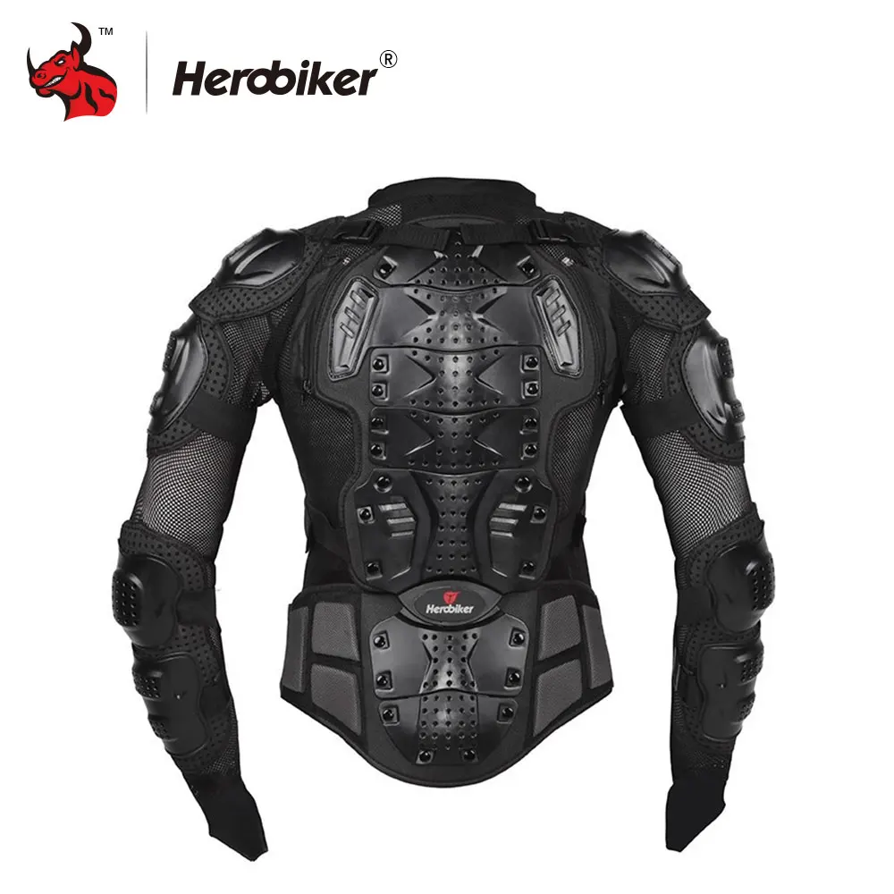 HEROBIKER унисекс мотоциклетная Броня Защитная куртка+ шестерни Короткие штаны+ Защитные мотоциклетные наколенники+ перчатки