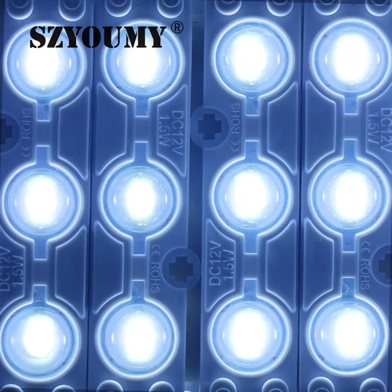 SZYOUMY DC12V 5630 SMD 3 светодиодный модуль впрыска водонепроницаемый IP67 декоративная 5730