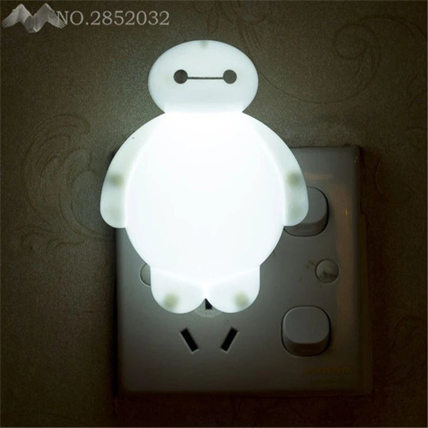 Настенные светильники JW _ Modern Energy мультяшный робот Baymax модель переключателя Luninaria