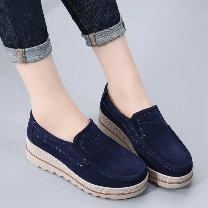 Женские кроссовки на нескользящей платформе Chaussures Femme Повседневная дышащая