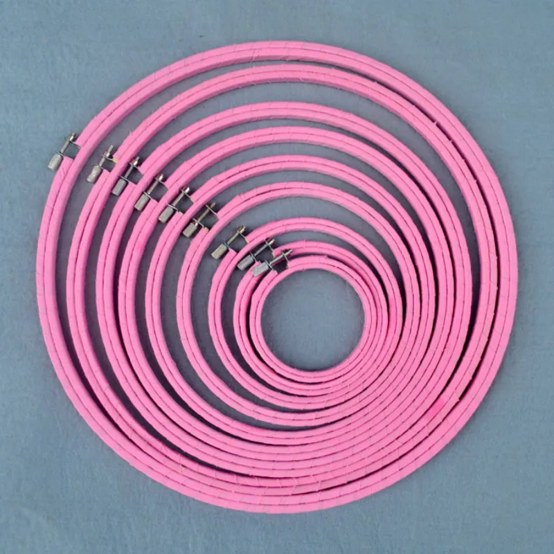 Мини 8 см обернутая лента Китайская вышивка обручи бамбуковые рамки для вышивки крестом алмазная живопись Diy