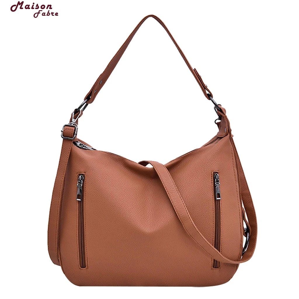 Женская сумка модные сумки однотонные кожаные через плечо для женщин B30Z|Сумки с