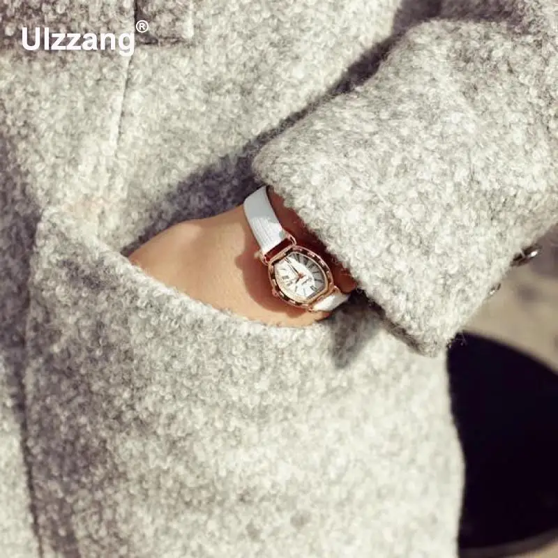 Модные красивые черные белые розовые розовое золото стальной корпус Римский