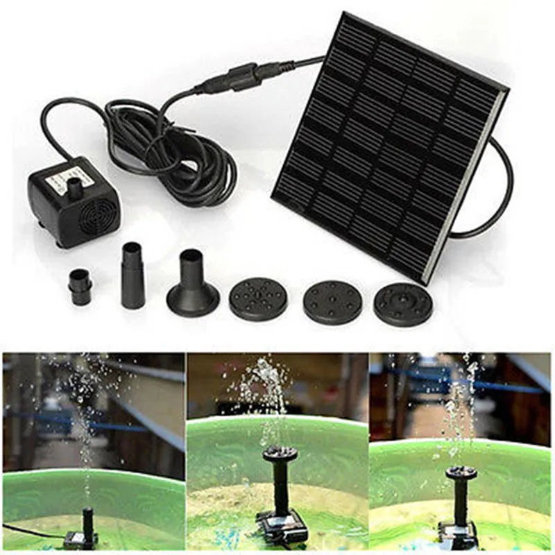 

Cool Solar-Powered Pump Solarteichpumpe Wasserpumpe Teichpumpe Gartenpumpe Pump