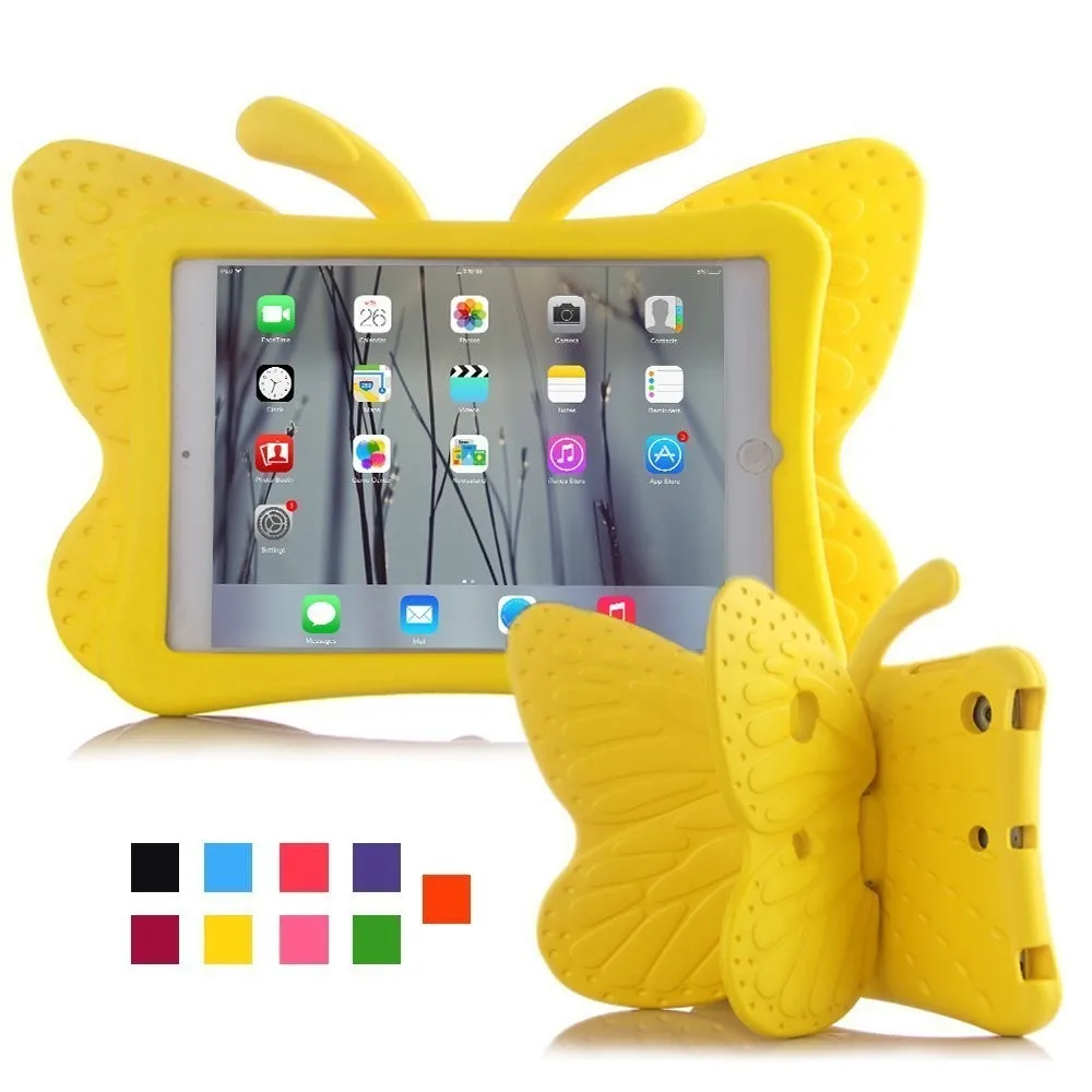 Горячая EVA противоударный чехол для iPad Mini 1 2 3 4 7 9 &quotмультяшная БАБОЧКА подставка