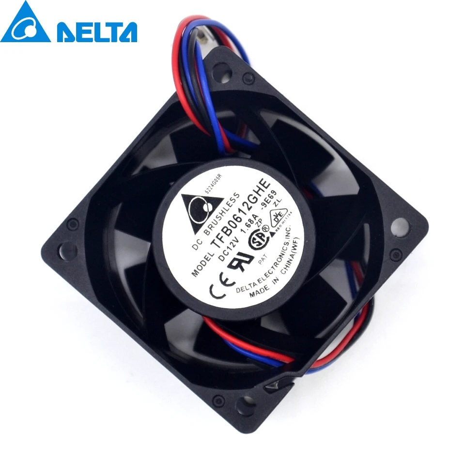 Новые и оригинальные серверные вентиляторы Delta TFB0612GHE 6038 60 мм 12 В а для охлаждения