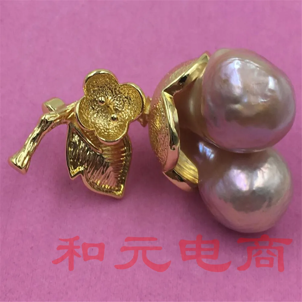 Новинка 2018 стильная розовая жемчужная брошь в стиле барокко 15 19 мм женское платье