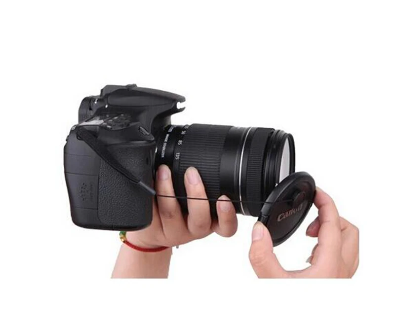 5 шт. универсальная крышка объектива DSLR защитная веревка камеры держатель линия
