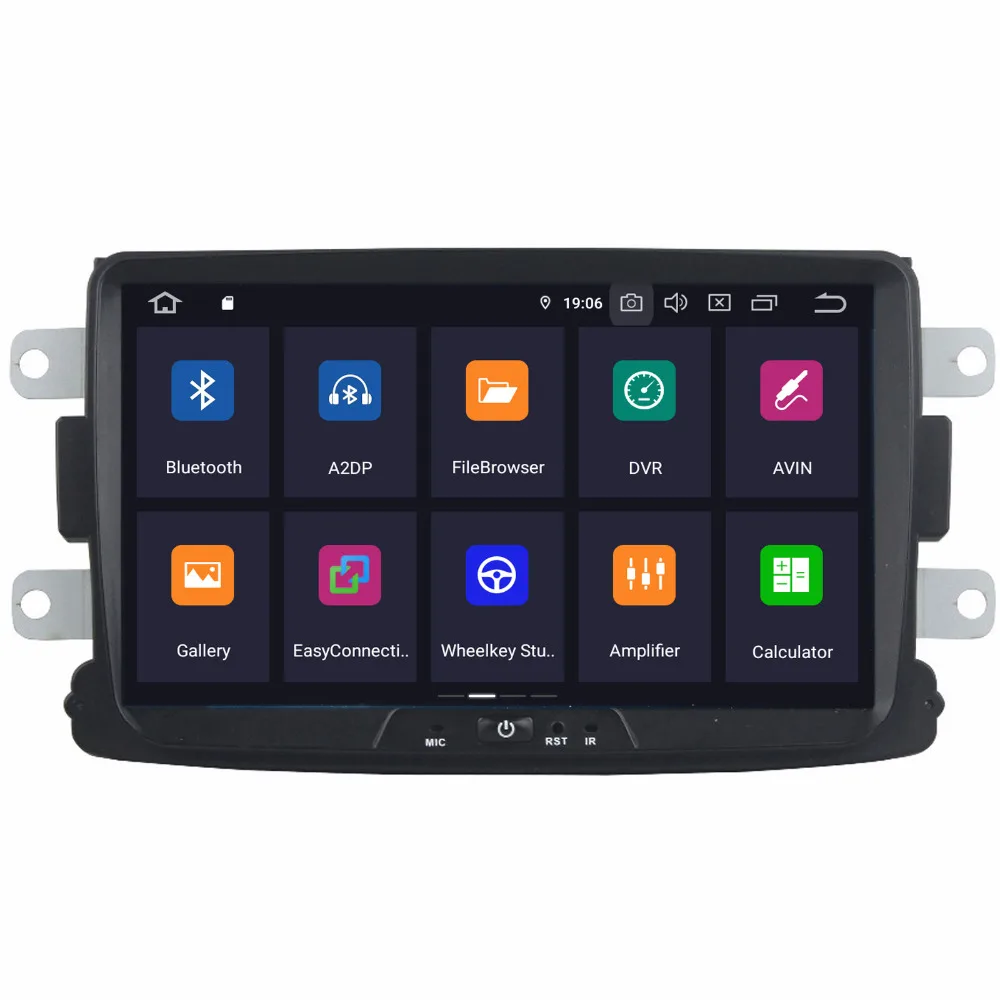 COIKA 8 &quotAndroid 9 0 Система Автомобильный приемник GPS радио для Renault Duster Sandero Logan Lada Dacia