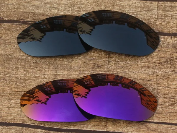 Black and Violet Vonxyz 20+ выбор цвета поляризованные Сменные линзы для-оправа Oakley Monster Dog - Цвет линз: Black and Violet