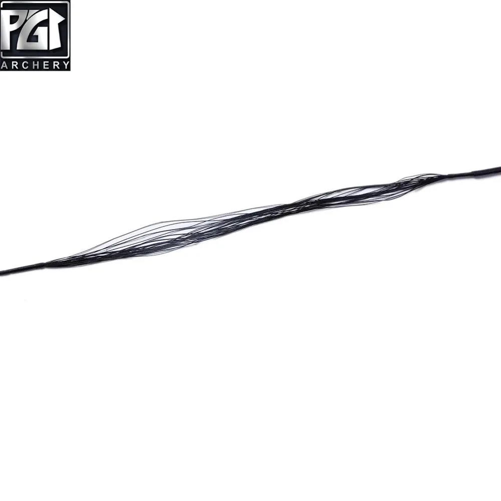 PG1ARCHERY Archery Bowstring 12 нитей ручной работы для рекурсивного традиционного Лука 46 &quot