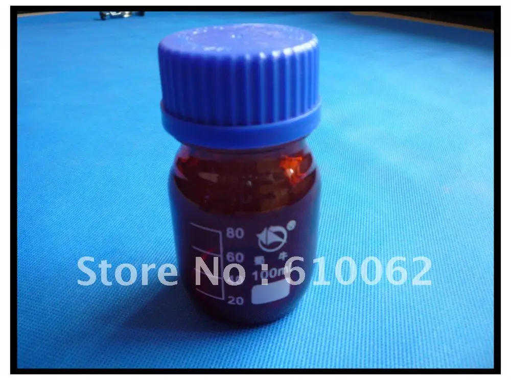 

100mL Amber Brown Lab Glass Reagent bottle w cap autoclavable, heavy wall