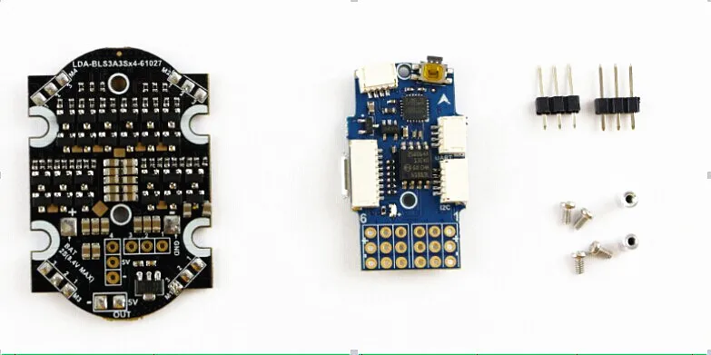 

4 in 1 ESC Speed Controller with F3 Flight Controller FC Support ONESHOT MULTSHOT DSHOT for 90GT Super Mini FPV Drone