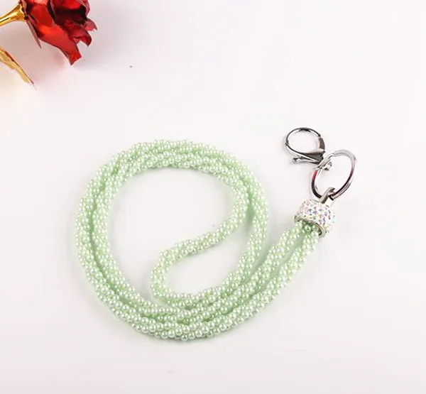 1 шт. Модный Блестящий ремешок с жемчужинами ремни застежкой Лобстер шнурки для