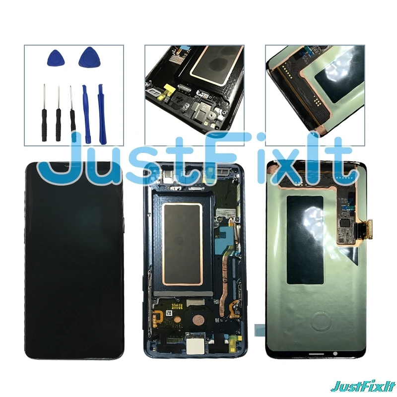 Оригинальный Super Amoled для Samsung Galaxy S9 Plus G965 G960F ЖК дисплей с сенсорным экраном и