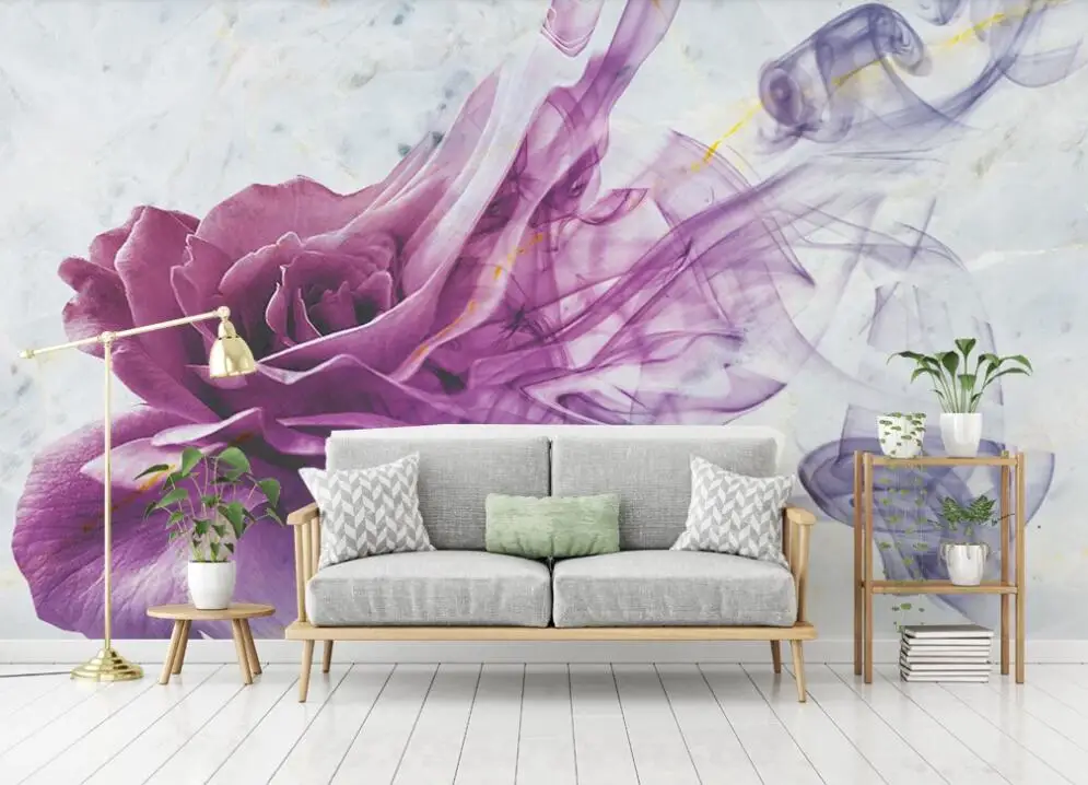 Индивидуальные 3D обои настенная современная простая абстрактная Акварельная