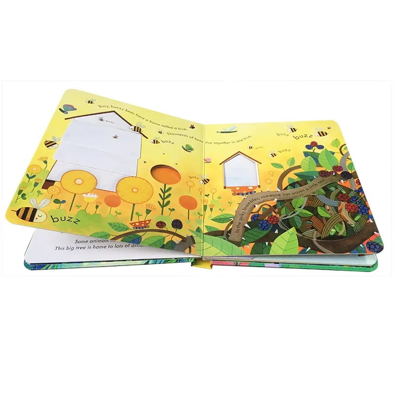 Книги с 3d откидной картинкой Peep Inside для домашних животных учебные книжки детей