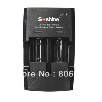 SOSHINE быстрое зарядное устройство для LiFePO4 RCR123 CR2 3 2 V | S5 Fe ifr16340 ifr123a слота|charger