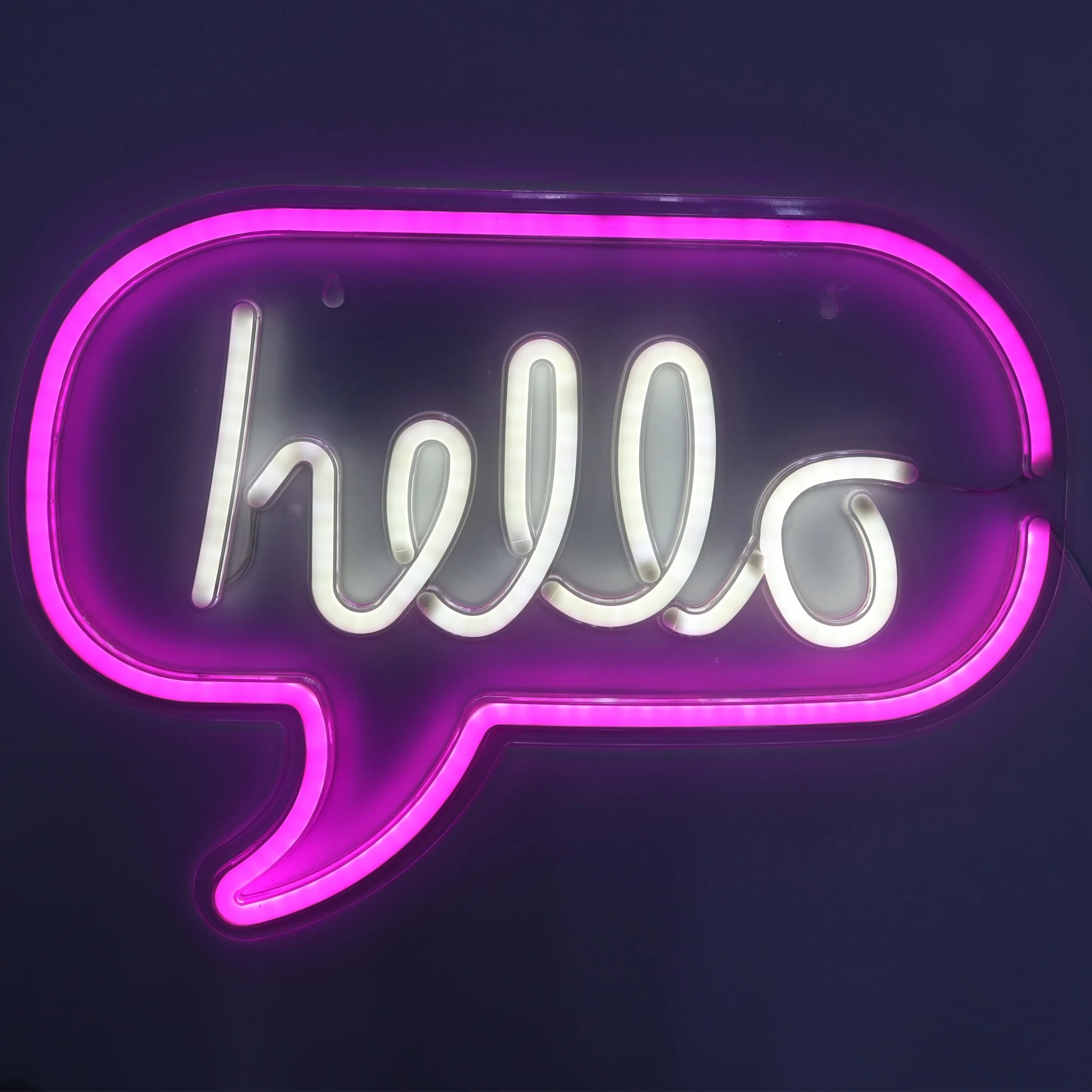 TONGER Hello акриловый настенный светодиодный неоновый знак наружное Рождественское