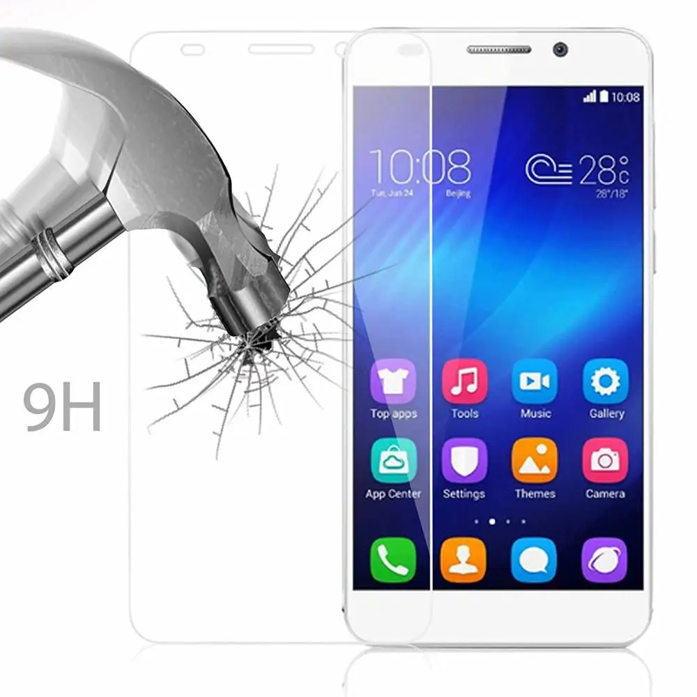 Закаленное стекло 9H 2.5D для Honor 6 защитная пленка на экран с полным покрытием Huawei