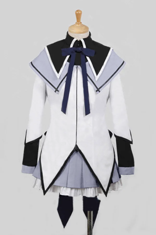 Puella Magi Madoka Magica Homura Akemi Косплэй полные комплекты школьная Униформа Платье на