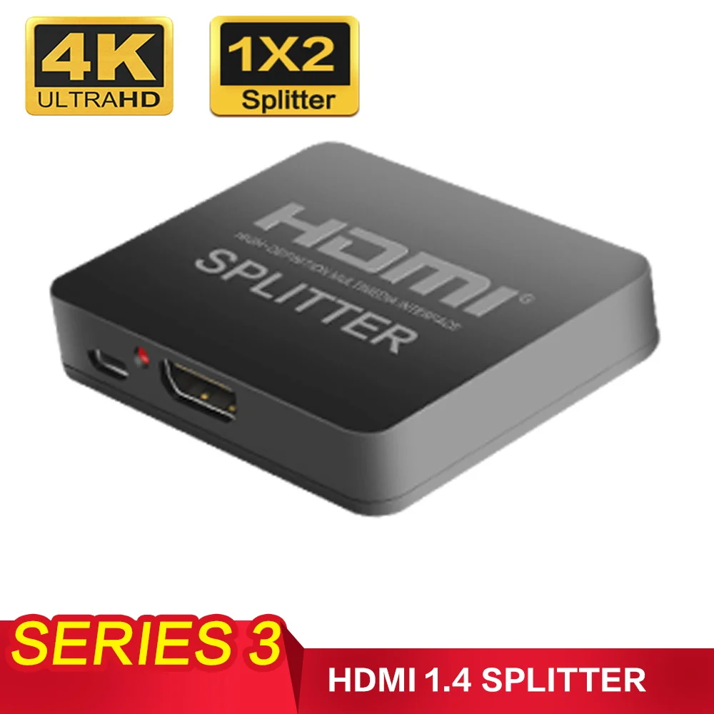 Series 3 1 в 2 Выход HDMI split ter 4K HDCP 2,2 1080p видео HDMI переключатель усилитель раздельный для PS3 HDTV Xbox PC redmi notebook - Цвет: Series 3