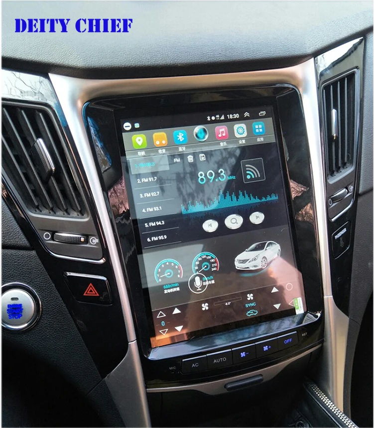 Вертикальный экран android автомобильный gps мультимедийный Видео Радио плеер в тире