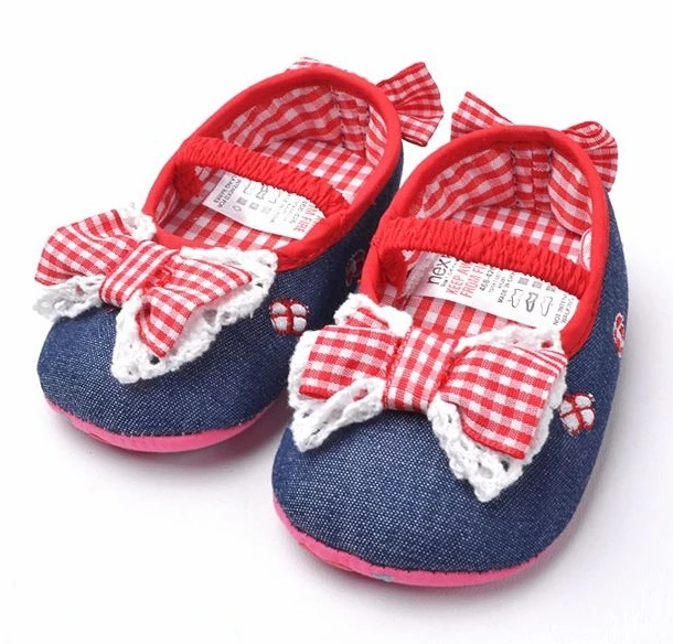 Детская летняя джинсовая обувь в полоску с бантом|spring jumping shoes|spring coil shoesspring summer shoes