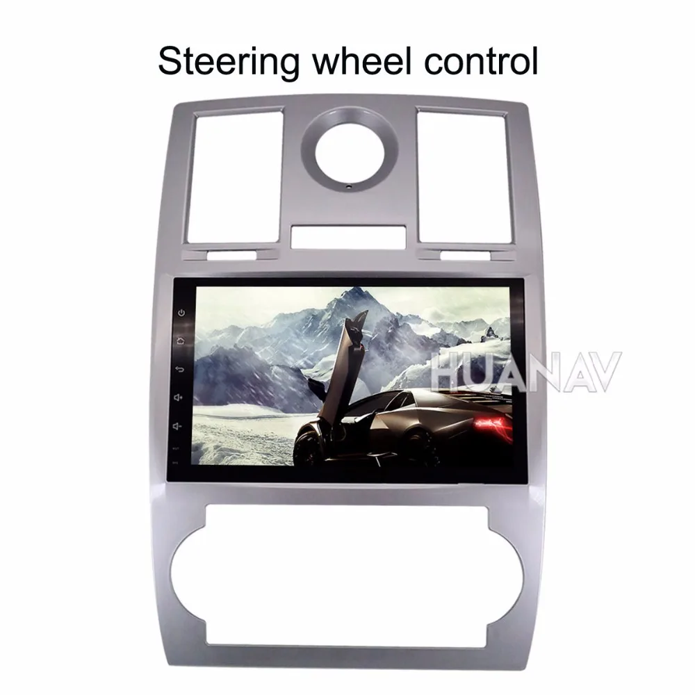 Автомобильный DVD плеер с GPS навигацией радио для Chrysler 300C Jeep Dodge 2000 2014 Android 7 1 2 Гб ОЗУ