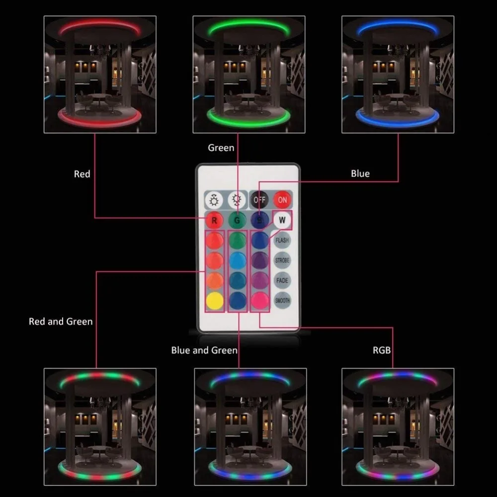 5 м 10 м 15 м Светодиодная лента 12 в 60 светодиодный s/m RGB световой шнур SMD 2835 гибкая светодиодная лампа многоцветный светодиодный шнур+ светодиодный контроллер+ адаптер