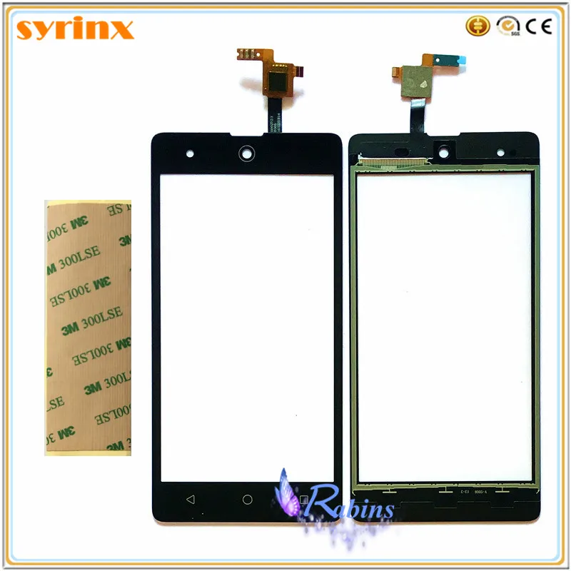 SYRINX 3 М лента сенсорная панель для телефона сенсор для BQ BQS-5050 BQS 5050 сенсорный экран Переднее стекло дигитайзер тачпад