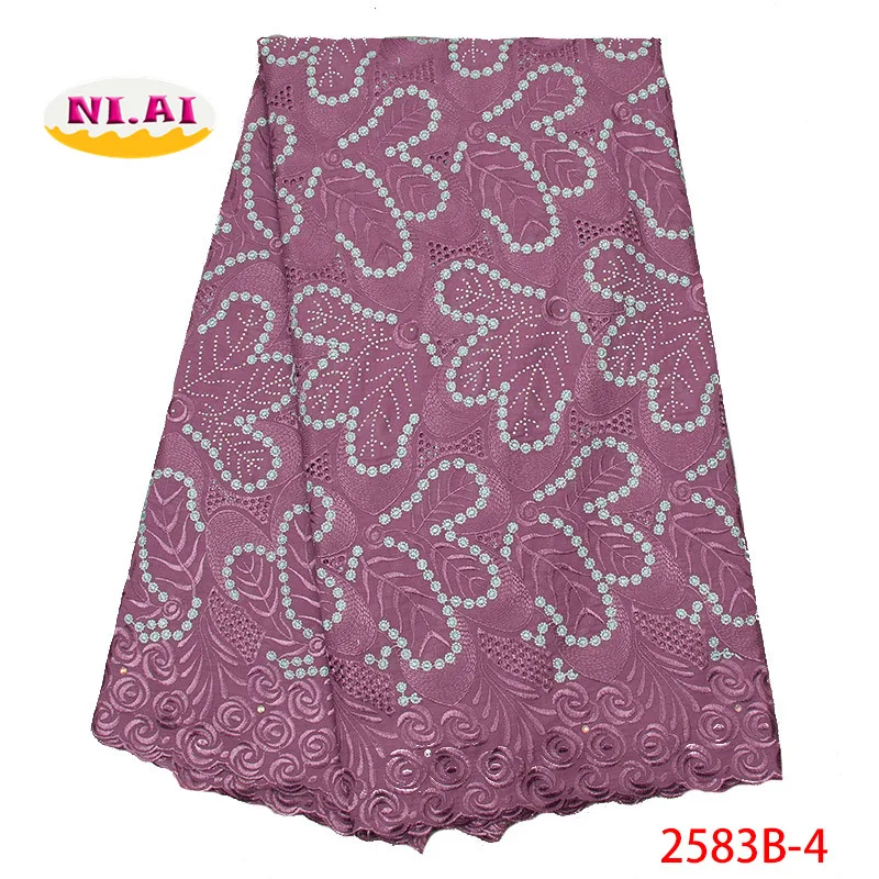 Grey African Lace Fabric Luxury Fabrics Dry Cotton MR2583B | Дом и сад