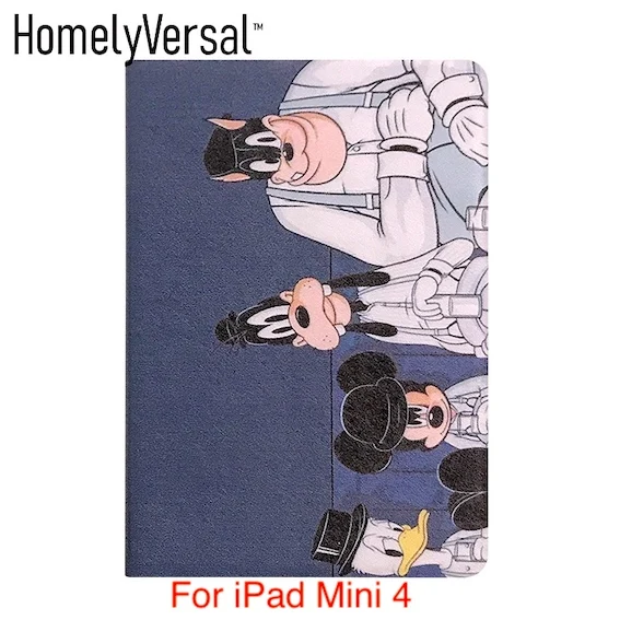 Чехол для планшета Kawaii Cartoon Du Fei для / iPad mini 1/2/3/4 чехол для iPad air2 чехол в подарок iPad 5 оболочка для iPad 2/3/4 - Цвет: For iPad mini4