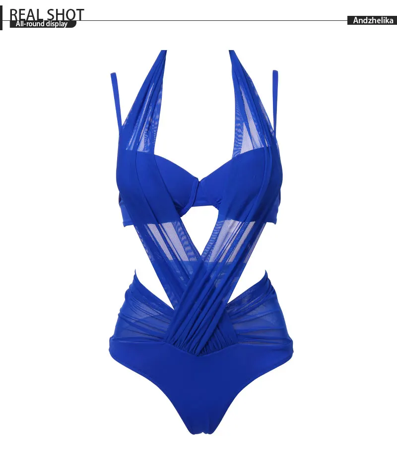 Andzelika bikini женский купальник 3 в 1 с эффектом пуш апп