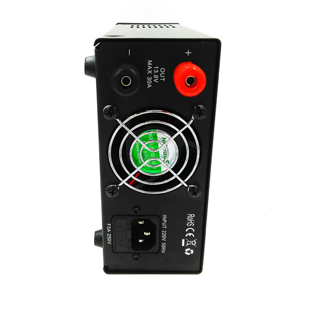 Kup Wysokowydajny Konwerter DC 220V PS-30SW IV 13.8v 30A źródło Przełącznika QJE PS30SW IV Do Radia Samochodowego TH-9800 KT-8900 KT-7900D